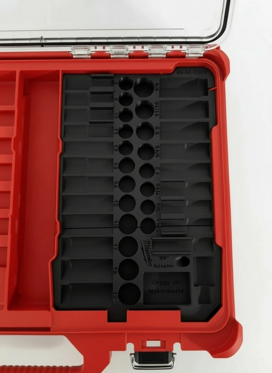 Milwaukee 49-66-7009 Impact Socket Insert for PACKOUT Tool Box (Insert Only)