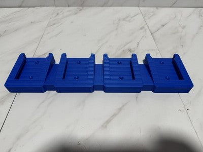 Kobalt Battery holder Wall Mount Heavy Duty  1 2 3 or 4 batterys 24V
