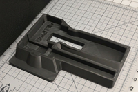 Fits Milwaukee M12 2482-20 Band File Gridfinity Shadow Tray (Tray Only)