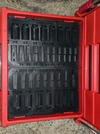 Fits Milwaukee 49-66-6805 36pc Socket Set PACKOUT Drawer Insert (Insert Only)